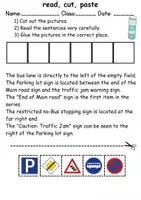 Vorschau - Spiele - Verkehrsschilder / Verkehrszeichen / Traffic signs : Logicals - Englisch Leserätsel - Seite 3