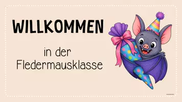 Vorschau - Präsentationen/Tafelbilder - Fledermausklasse - Tafelbilder (Klassentier) - Seite 3