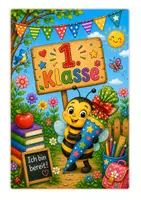Vorschau - Mal- und Bastelvorlagen - Biene Bienenklasse Willkommensbilder Schulstart 1 und 2 - Seite 3