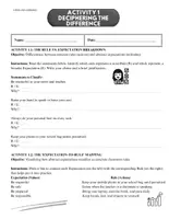 Vista previa - Hojas de trabajo - Rules vs. Expectations: Reflection-Based Activity Booklet for Secondary School Pupils - página 2