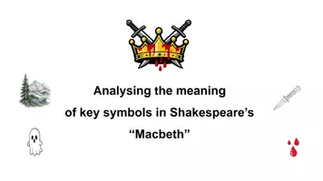 Vorschau - Arbeitsblätter - Analyzing key symbols in Shakespeare's "Macbeth" - Seite 1