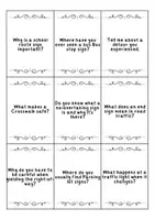 Vorschau - Spiele - Conversation Cards: Verkehrsschilder / Verkehrszeichen / Traffic signs - Englisch (Redespiel/Sprechanlässe) - Seite 3