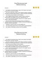 Vorschau - Arbeitsblätter - Selbsteinschätzung nach Lektüre - Seite 2