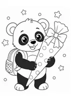 Vorschau - Mal- und Bastelvorlagen - Freebie Ausmalbilder Einschulung – Schulanfang | Malvorlagen für die 1. Klasse & Kunst Grundschule - Seite 2