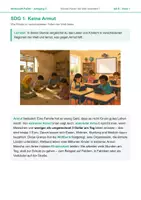 Vorschau - Arbeitsblätter - SDG 1: Keine Armut – Kinder weltweit – AB 8 - Deckblatt