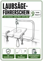 Vorschau - Arbeitsblätter - Laubsäge-Führerschein: Sicher sägen lernen (Klasse 5-7) - Deckblatt