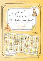 Vorschau - Unterrichtsreihen - Lesespiel "Ich habe - wer hat" zusammengesetze Nomen im Sommer - Deckblatt