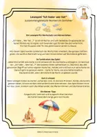 Vorschau - Unterrichtsreihen - Lesespiel "Ich habe - wer hat" zusammengesetze Nomen im Sommer - Seite 1