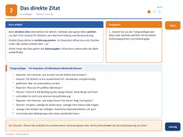 Vorschau - Stationenlernen - Richtig zitieren: digitale Lerntheke mit 20 Stationen und Lösungen (Deutsch, Klasse 8 bis 13) - Seite 2
