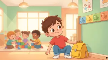 Aperçu - Cartes / Images - Kamishibaï | Le cartable perdu de Max | La rentrée scolaire - Page 3