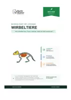Vorschau - Stundenentwürfe - Materialpaket: Biologie - Wirbeltierklassen - Klasse 5/6 - Deckblatt