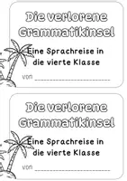 Vorschau - Stundenentwürfe - Escape Room/Rätsel "Die verlorene Grammatikinsel" Deutsch - Seite 1