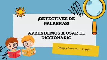 Vista previa - Presentaciones - Aprendamos a usar el diccionario. - Portada