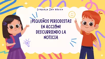 Vista previa - Presentaciones - La noticia. ¡Somos reporteros!. - Portada