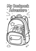Aperçu - Apprentissages en autonomie - Mon Aventure en Classe - 50 Coloriages - Page 3