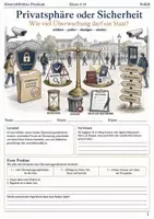 Vorschau - Arbeitsblätter - Privatsphäre und Überwachung Klasse 9–10 - Deckblatt