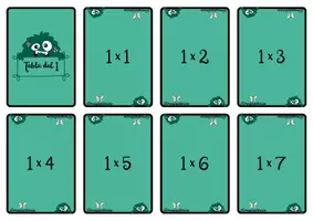 Vista previa - Juegos / Gamificación - Juego de parejas de las tablas de multiplicar - página 2