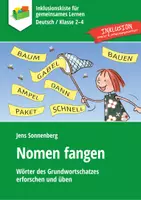Vorschau - Fördermaterial/Inklusion - Nomen fangen - Deckblatt
