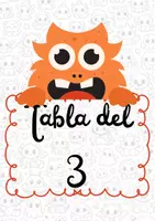 Vista previa - Juegos / Gamificación - Monstrutablas: Tabla del 3 - Portada
