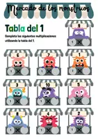 Vista previa - Juegos / Gamificación - Monstrutablas: el mercado - Portada