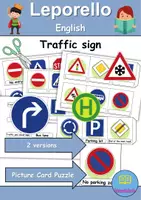 Vorschau - Mal- und Bastelvorlagen - Leporello - Verkehrsschilder / Verkehrszeichen / Traffic signs - Englisch - Deckblatt