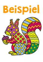 Vorschau - Mal- und Bastelvorlagen - Pop Art Herbst - Girlande Herbst - Herbstgirlande - Pop Art Bilder - Herbst Girlande Nr.1 - Kunst Herbst Klasse 3 - Herbst Kunst Klasse 4 - Seite 3