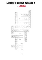 Vorschau - Arbeitsblätter - Kreuzworträtsel: Vokabeln Lektion 18 Cursus A (Latein) - Seite 2