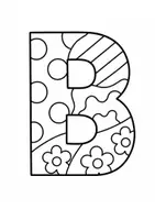 Vorschau - Mal- und Bastelvorlagen - ABC zum Ausmalen - Alphabet zum Ausmalen - Seite 3