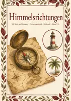 Vorschau - Stundenentwürfe - Vertretungsstunde Erdkunde Klasse 5-6 - Himmelsrichtungen - Seite 1