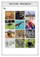 Vorschau - Arbeitsblätter - Tiere im Zoo - 1. Klasse - Seite 2