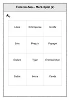 Vorschau - Arbeitsblätter - Tiere im Zoo - 1. Klasse - Seite 3