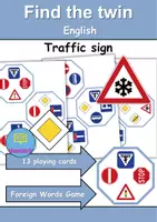 Vorschau - Spiele - Find the twin: Verkehrsschilder / Verkehrszeichen / Traffic signs - Englisch Spiel Game - Deckblatt