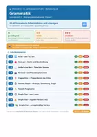 Vorschau - Arbeitsblätter - Englisch 5 Realschule - Grammatik - Deckblatt