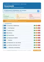 Vorschau - Arbeitsblätter - Englisch 6 Realschule - Grammatik - Deckblatt