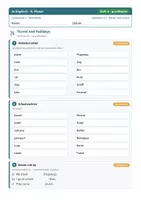 Vorschau - Arbeitsblätter - Englisch 6 Realschule - Wortschatz - Seite 1