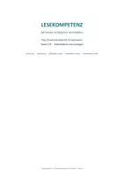 Vorschau - Unterrichtsreihen - Materialpaket Lesekompetenz Klasse 5- 8 - Seite 1