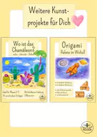 Vorschau - Mal- und Bastelvorlagen - Herbst Grundschule - 3D Sonnenblume zeichnen lernen Schritt für Schritt - Kunst Klasse 3, Kunst Klasse 4 - Seite 3