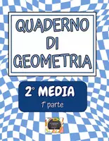 anteprima - Esercizi - Quaderno di Geometria 2° Media (1° Parte) – Aree, Teorema di Pitagora e Terne Pitagoriche con schede di esercizi in b/n - Pagina di copertina
