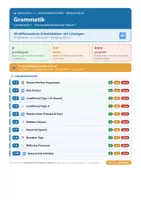 Vorschau - Arbeitsblätter - Englisch 7 Realschule - Grammatik - Deckblatt