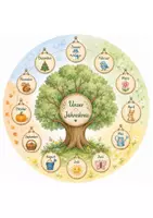 Vorschau - Poster - Unser Jahresbaum | Interaktiver Jahreskreis für den Morgenkreis | Krippen- und Kita-Version | Monate, Jahreszeiten und Rituale - Seite 2