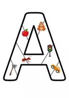 Vorschau - Arbeitsblätter - Buchstabenpuzzle für Vorschulkinder - Seite 1
