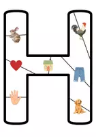 Vorschau - Arbeitsblätter - Buchstabenpuzzle für Vorschulkinder - Deckblatt