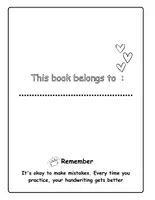 Aperçu - Jeux - Left-Handed Alphabet Handwriting Workbook - Page 3