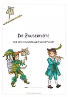 Vorschau - Arbeitsblätter - Die Zauberflöte – Lesen & Verstehen, Arbeitsblätter & kreative Übungen - mit Lernzielkontrolle - Seite 3