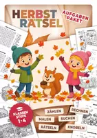 Vorschau - Arbeitsblätter - Herbst | Rätsel | Heft | Freiarbeit | Klasse 1-4 - Deckblatt