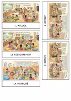 Aperçu - Apprentissages en autonomie - Frise Activités journalières - Page de couverture
