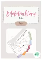 Vorschau - Aufgabenkarten - Bildbetrachtung Fächer Kunst - Deckblatt