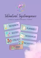 Vorschau - Präsentationen/Tafelbilder - Tagestransparenz Tafelmaterial - Deckblatt
