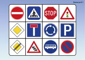 Vorschau - Arbeitsblätter - Materialpaket - Nichtleser / Non-Reader - Verkehrsschilder / Verkehrszeichen / Traffic signs - Englisch - Seite 2