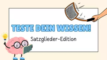 Vorschau - Spiele - Satzglieder - Lernspiel/Klatschspiel (Klasse 5/6, sofort einsetzbar, als Einstieg, für zwischendurch) - Seite 1